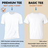 Built By Dad, Inspired By Grandpa - Family Personalized Custom Unisex T-Shirt, Premium T-shirt, Hoodie - Father's Day Gift For Dad, Grandpa