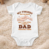Custom Baby Onesie - Personalized Baby Shower, Gender Reveal Gifts For New Moms, New Dads, New Parents - Tiny But Mighty