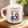 Personalised Pottery Mug – Birthday Gift for Mum, Dad or Daughter – You Make My Heart Bloom