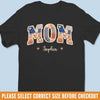 Custom Faux Embroidery Unisex T-shirt, Premium T-shirt, Hoodie - Personalized Mother's Day Birthday Gifts For Mom, Grandma - Stars, Stripes And Mama Love