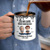 Custom 3D Inflated Effect Printed Accent Mug - Personalized Birthday Gifts For Son - My Greatest Blessing