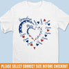 Custom American Flag Unisex T-shirt, Hoodie, Sweatshirt - Personalized 4th Of July Gifts For Mom, Grandma - Being Grandma Mom Makes My Life Complete
