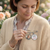 Custom Lapel Pin With Photo Charms - Personalized Memorial Sympathy Graduation Gifts For Him, Her - We're Always With You