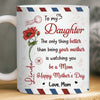 Custom Mug - Personalized Mother's Day Birthday Gifts For Mom, Daughter - My Daughter, My Greatest Pride