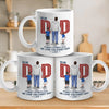 Personalized Mug – Father’s Day Gift For Dad – Family Is Hidden Treasures