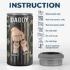 Personalized Can Cooler Tumbler – Father's Day Gift For Dad – Dear Father, Great Job