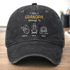 Personalized Washed Baseball Cap – Father’s Day Gift For Dad – Our Grandpa, No Sharing