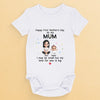 Personalized Baby Onesie – Mother's Day Gift For New Mom – Loved From Day One
