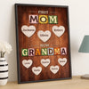 Personalized Vertical Poster – Mother's Day Gift For Mom, Grandma – From Mom To Grandma