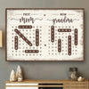Personalized Horizontal Poster – Mother's Day Gift For Mom, Grandma – Her Next Best Title Is Grandma