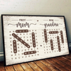 Personalized Horizontal Poster – Mother's Day Gift For Mom, Grandma – Her Next Best Title Is Grandma