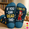 Personalized Crew Socks – Graduation Gifts For Him, Her – Too Cool For School