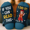 Personalized Crew Socks – Graduation Gifts For Him, Her – Too Cool For School