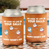 Personalized Leather Can Cooler – Father's Day Gifts, Funny Gifts For Dad – Not Planned, But Perfect