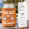 Personalized Leather Can Cooler – Father's Day Gifts, Funny Gifts For Dad – Not Planned, But Perfect