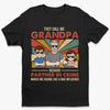 Personalized Unisex T-shirt, Hoodie – Father's Day Gifts For Dad – Certified Grandpa Of Chaos