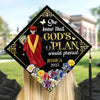 Personalized Graduation Cap – Graduation Gifts For Her, Him – God's Plan Would Prevail