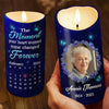 Personalized Photo LED Candle – Meaningful Memorial Gift – Though Absent, You Remain Ever Near