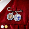 Personalized Photo Charm Lapel Pin – Meaningful Memorial Gifts – Carried Close To My Heart
