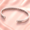 Personalized Cuff Bracelet – Meaningful Memorial Gifts – Forever In My Heart