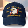 Personalized America 250th Anniversary Baseball Cap – Gift for Men, Women – Freedom Is Our Legacy