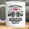 Personalized Mug – Gifts For Son – Dad And Son, Forever Team