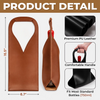Personalized Leather Wine Bag – Father's Day Gifts For Grandpa, Dad – My Strength Comes From You