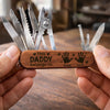 Personalized 15-in-1 Pocket Multi Tool – Father's Day Gifts For Grandpa, Dad – Grandpa The Real MVP
