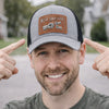 Personalized Leather Patch Hat – Father's Day Gifts For Dad, Grandpa – Dad Mode Always On