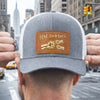 Personalized Leather Patch Hat – Father's Day Gifts For Dad, Grandpa – Daddy Life Best Life
