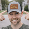 Personalized Leather Patch Hat – Father's Day Gifts For Dad, Grandpa – Daddy Life Best Life
