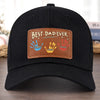 Personalized Leather Patch Hat – Father's Day Gifts For Dad, Grandpa – Aged To Perfection
