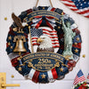Personalized America 250th Anniversary Wood Sign – Gifts For Family – Family Forever United