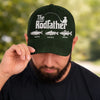 Personalized Baseball Cap – Gifts For Dad, Fishing Gifts For Fisherman – The Rodfather