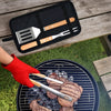 Personalized BBQ Tool Set With Storage Bag – Father's Day Gifts For Dad, Grandpa – Daddy's Grilling Buddy