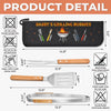 Personalized BBQ Tool Set With Storage Bag – Father's Day Gifts For Dad, Grandpa – Daddy's Grilling Buddy