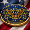 Personalized America 250th Anniversary Commemorative Keepsake Coin – Gifts For Family – Strong Roots Bright Future