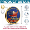Personalized America 250th Anniversary Commemorative Keepsake Coin – Gifts For Family – Together We Celebrate Freedom