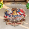 Personalized America 250th Anniversary Shaped Doormat – Gifts For Family – Spirit Of Liberty Lives