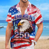 Personalized America 250th Anniversary – Custom Unisex Tropical Hawaiian Aloha Shirt – Gifts For Men, Women – Liberty Guides Our Journey