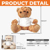Personalized Photo Teddy Bear Plush – Meaningful Memorial or Graduation Gift – A Gentle Hug From Heaven