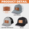 Personalized Leather Patch Hat – Father's Day Gifts For New Dad, Grandpa – Legendary Daddy Vibe