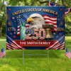 Personalized America 250th Anniversary – Yard Sign – Gifts For Family – Stars, Stripes, And Freedom