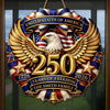 Personalized America 250th Anniversary Wood Sign – Gifts For Family – Family And The American Dream