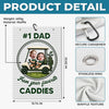 Personalized Photo Golf Towel – Father's Day Birthday Golf Gifts For Dad – Life Is Better On The Green