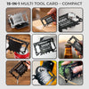 Personalized Multi Tool Card With Leather Case – Father's Day Gifts For Dad, Grandpa – Running On Dad Energy