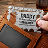 Personalized Multi Tool Card With Leather Case – Father's Day Gifts For Dad, Grandpa – Running On Dad Energy