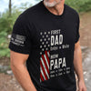 Personalized T-Shirt With Sleeve Design – Father’s Day Gift For Dad – From Dad To Grandpa