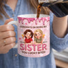 Personalized Mug – Gifts For Besties, Sisters, BFF – Chaos Made Us Sisters