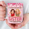 Personalized Mug – Gifts For Besties, Sisters, BFF – Chaos Made Us Sisters